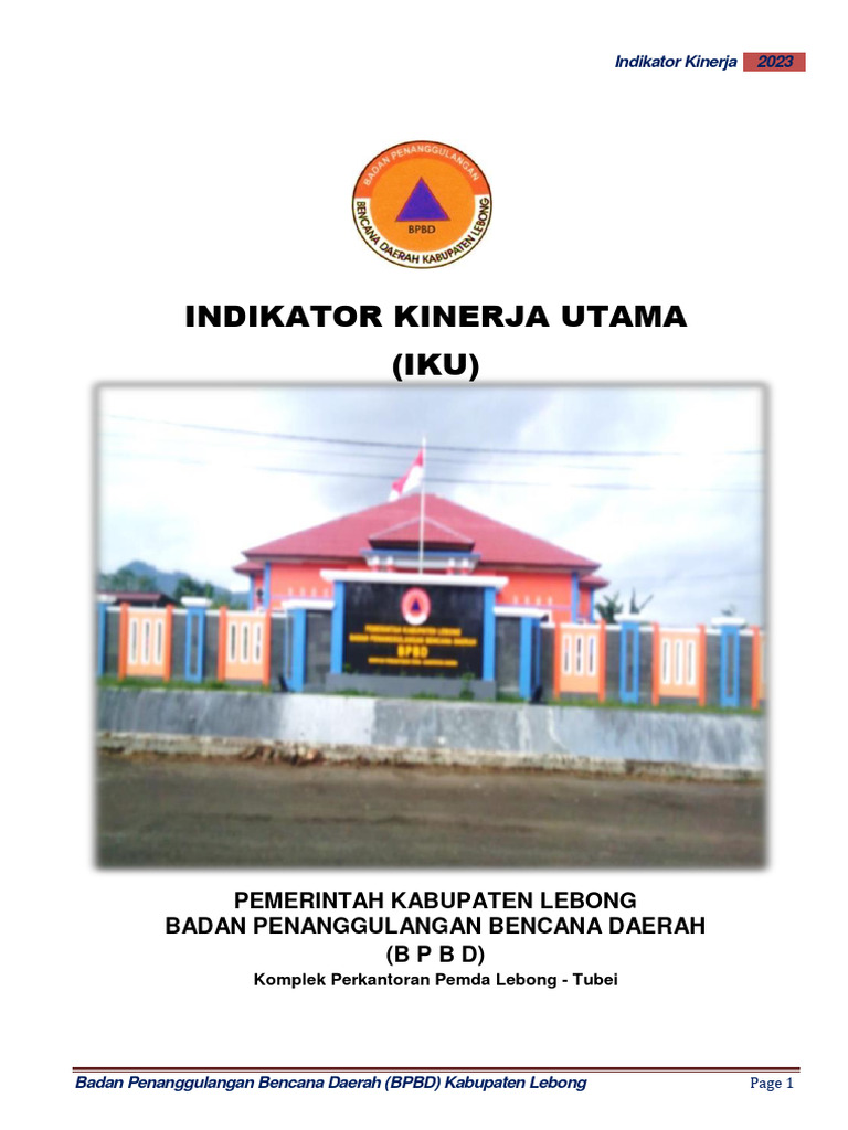Iku bpbd 2021 2026 pdf gabung pdf bisnis pengelolaan keuangan uang