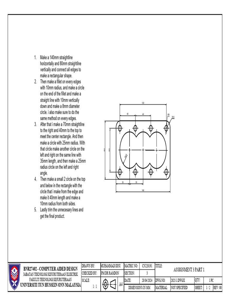 Assignment 3 Part 1 Pdf Geometric Objects Euclidean Plane Geometry