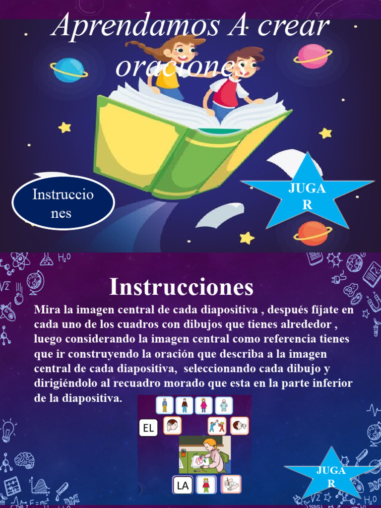 Aprendemos A Crear Oraciones Simples y Complejas | PDF | Artes del ...