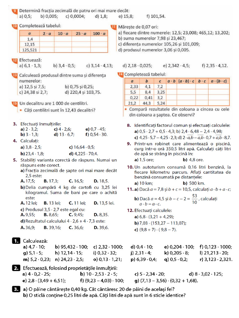 Exercitii | PDF