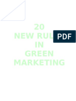 20 New Green Marketing Rules