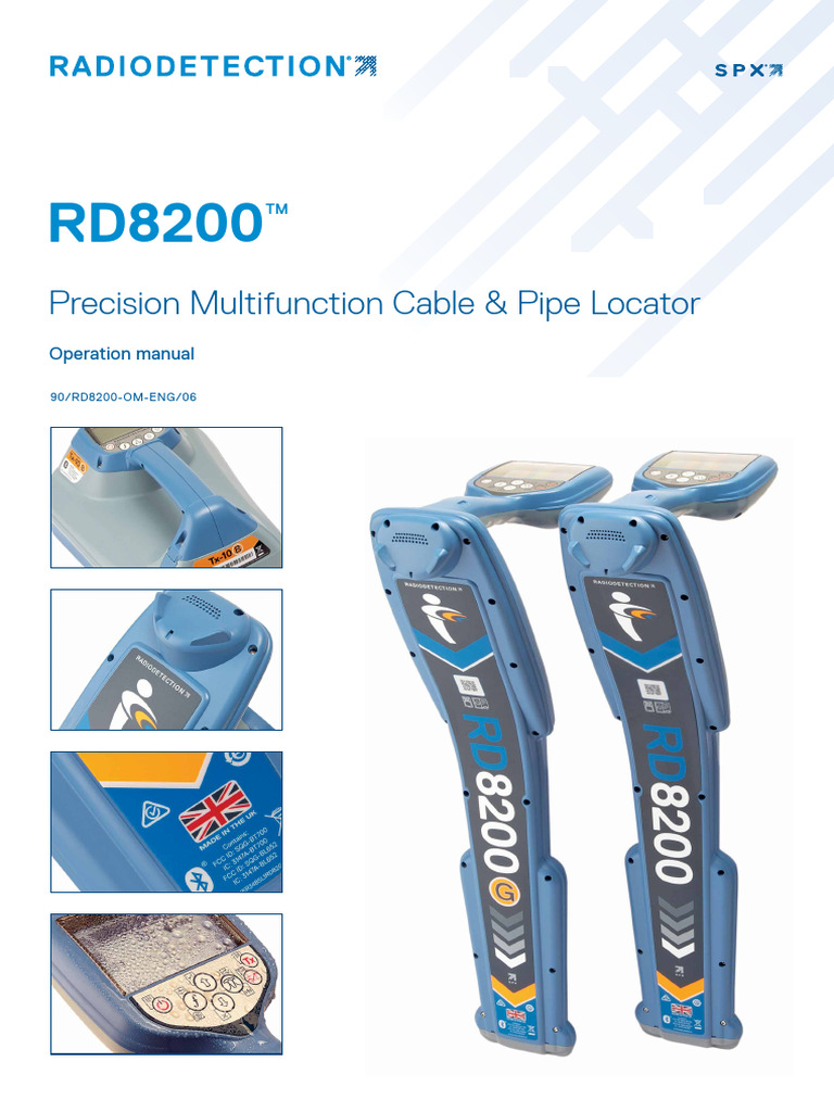 Rd8200 Om Eng | PDF | Rechargeable Battery | Waste