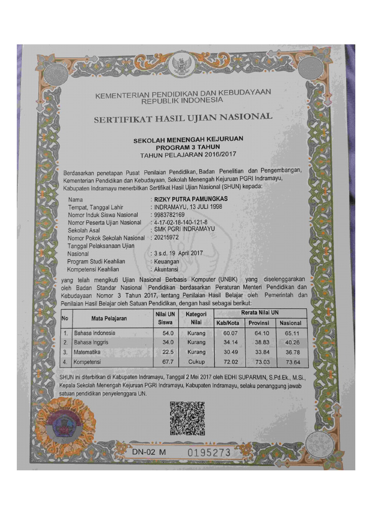 Transkrip Un Pdf Pdf