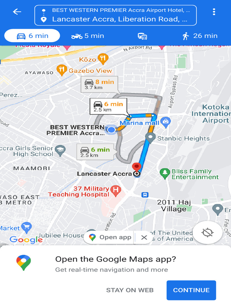 Quick Guide: Accra Hotel Navigation | PDF