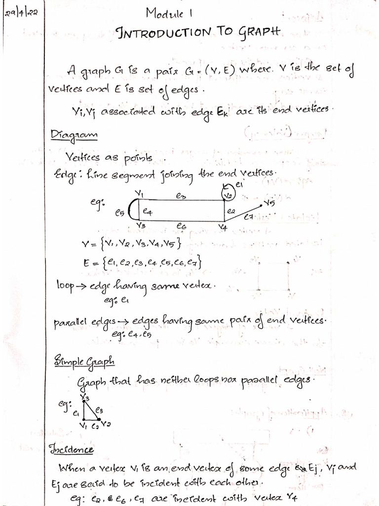 GT Module 1 Notes | PDF