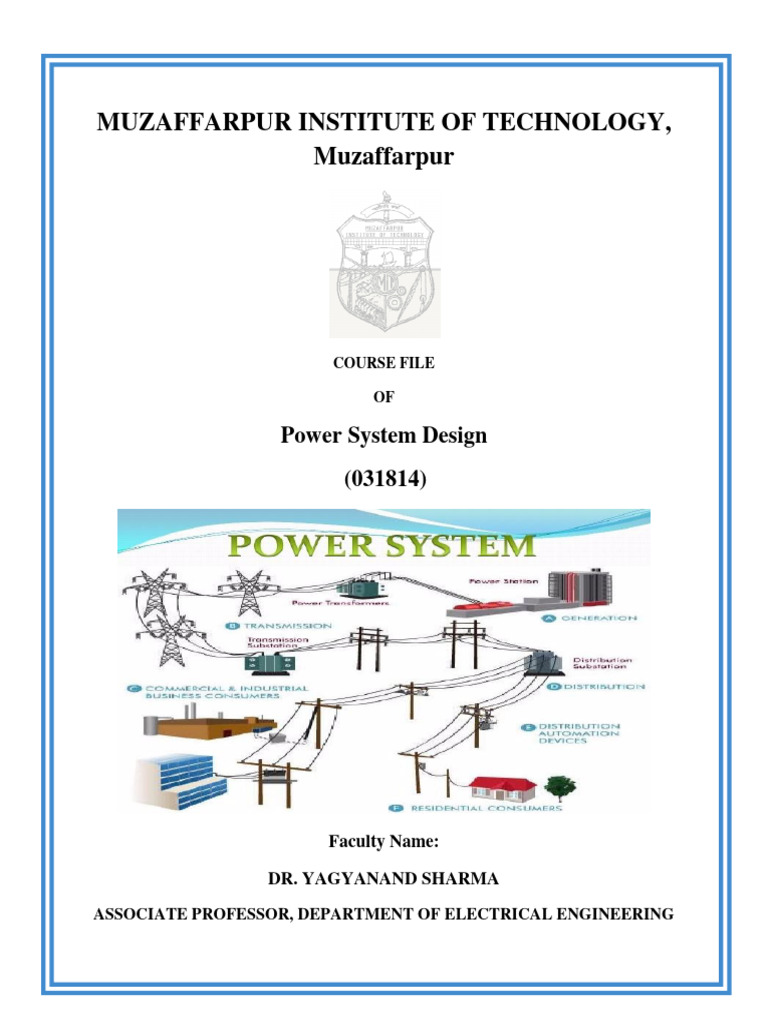 Electric Power Transmission Circuit Diagram