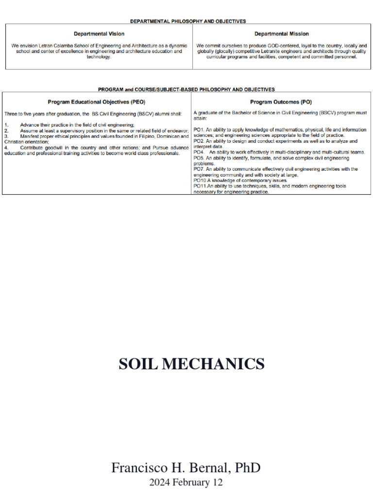 Introduction to Soil Mechanics | PDF | Geotechnical Engineering | Soil ...
