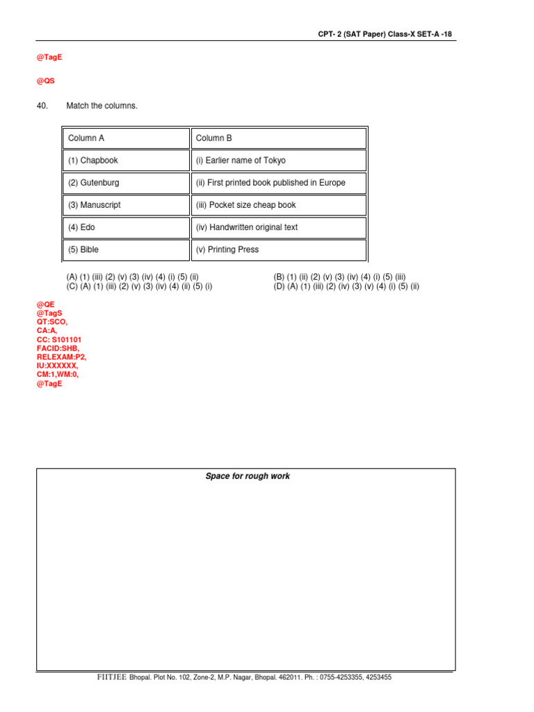 Sat (Set - A) | PDF | Elementary Geometry | Mathematics