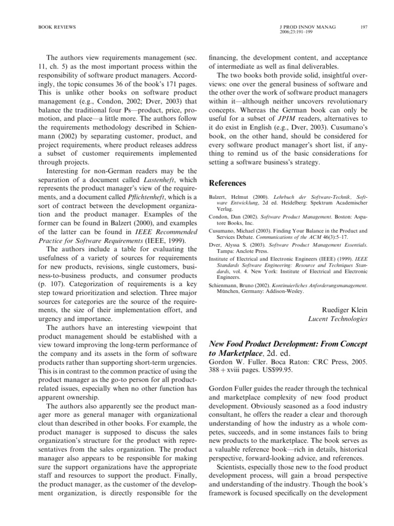 New Food Product Development From Concep | PDF | Marketing | New ...
