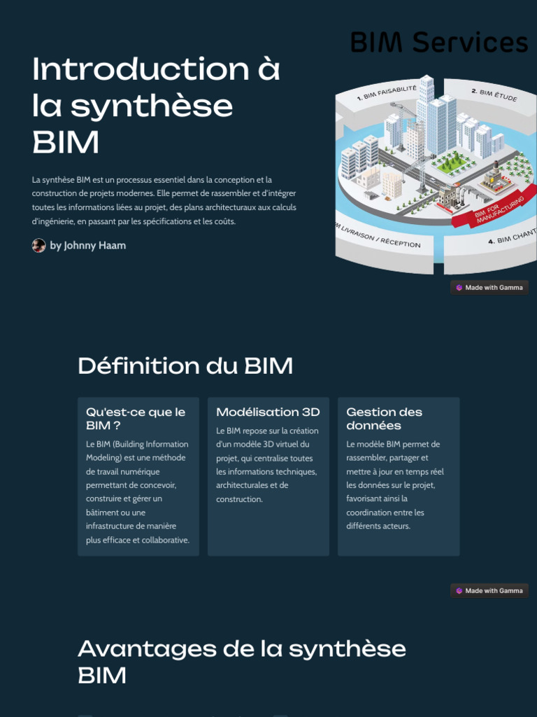 Introduction à la synthèse BIM | PDF | Building information modeling ...