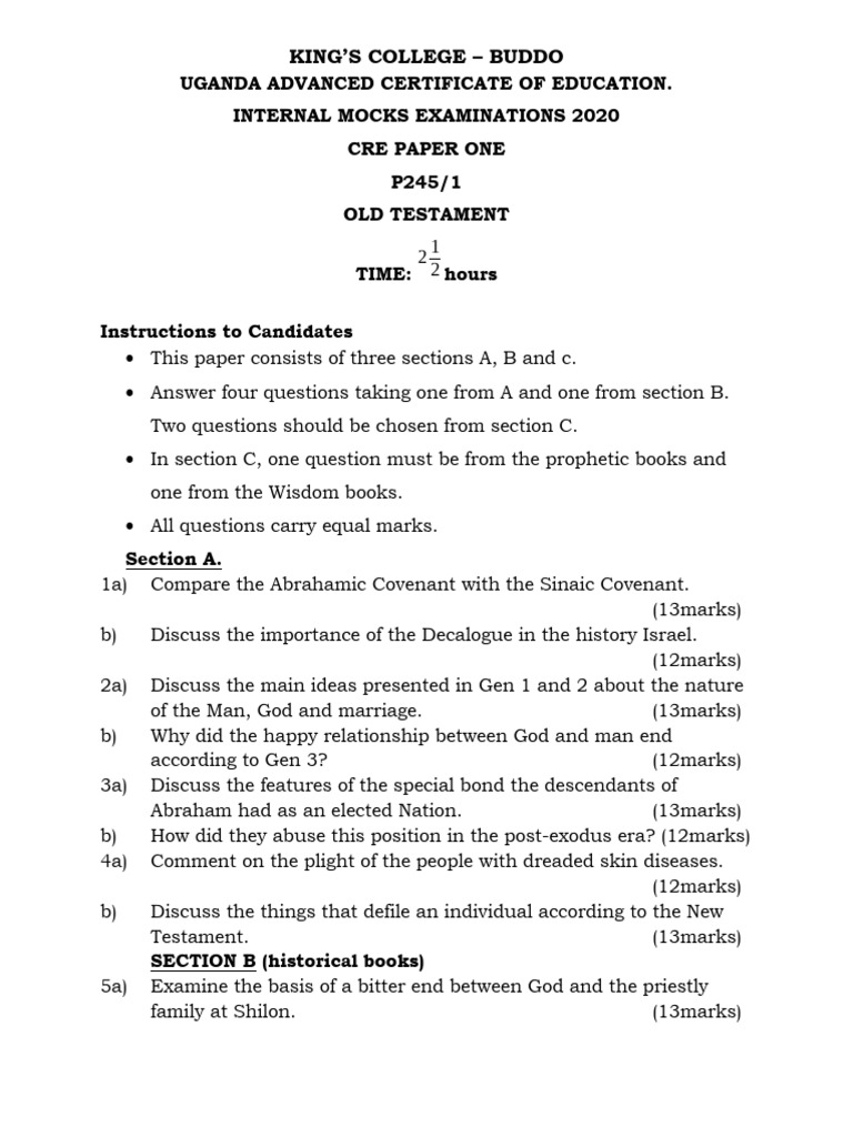 S 6 Cre 1 Pdf Covenant Biblical Bible Content