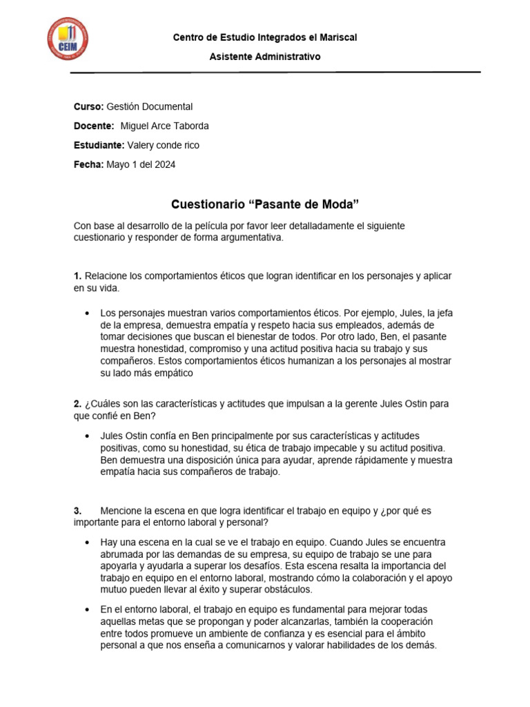 Cuestionario pasante de moda pdf archivo de computadora business