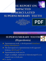 Case Report On Impacted Supernumerary Teeth