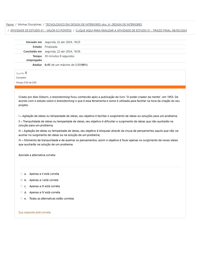 Brainstorming em Projetos de Interiores | PDF | Informação | Cor