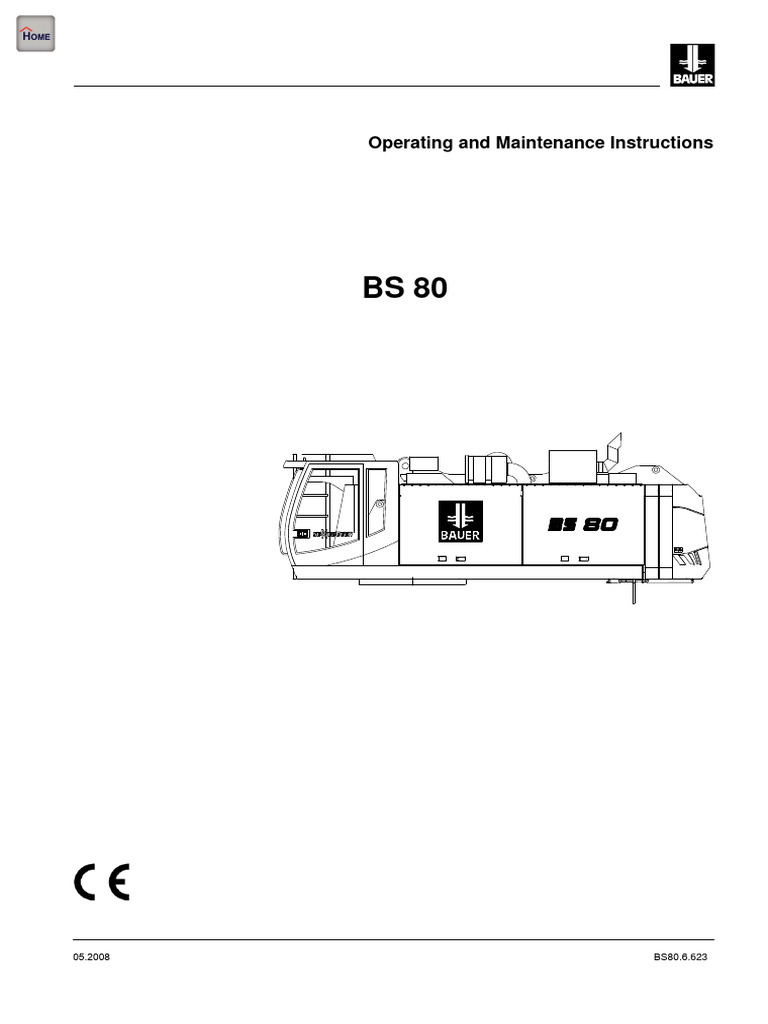 BS80 Operating & Maintenance Manual | PDF | High Voltage