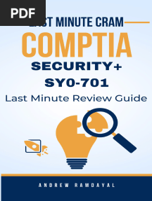 CompTIA Security+ SY0-701 Last Minute Cram