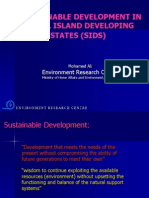 Sustainable Development in Small Island Developing States (SIDS)