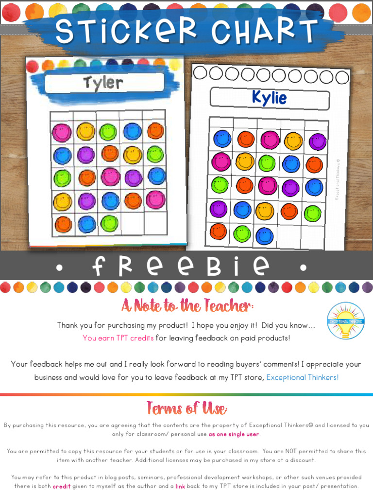 FreeColorfulStickerChart 1 | PDF | Digital Millennium Copyright Act ...
