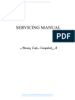 Janome Memory Craft Compulock II Sewing Machine Service Manual