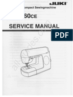 Juki HZL-60CE Sewing Machine Service Manual