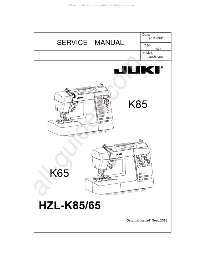 OLD JUKI SEWING MACHINE REPAIR MANUAL PDF FREE DOWNLOAD visual data 6