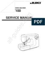 Juki HZL-T100 Sewing Machine Service Manual