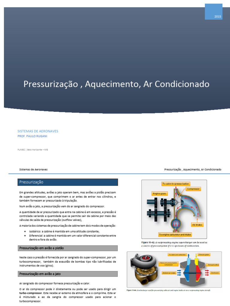 Funcionamento da Pressurização em Aviões | PDF | Ar condicionado ...