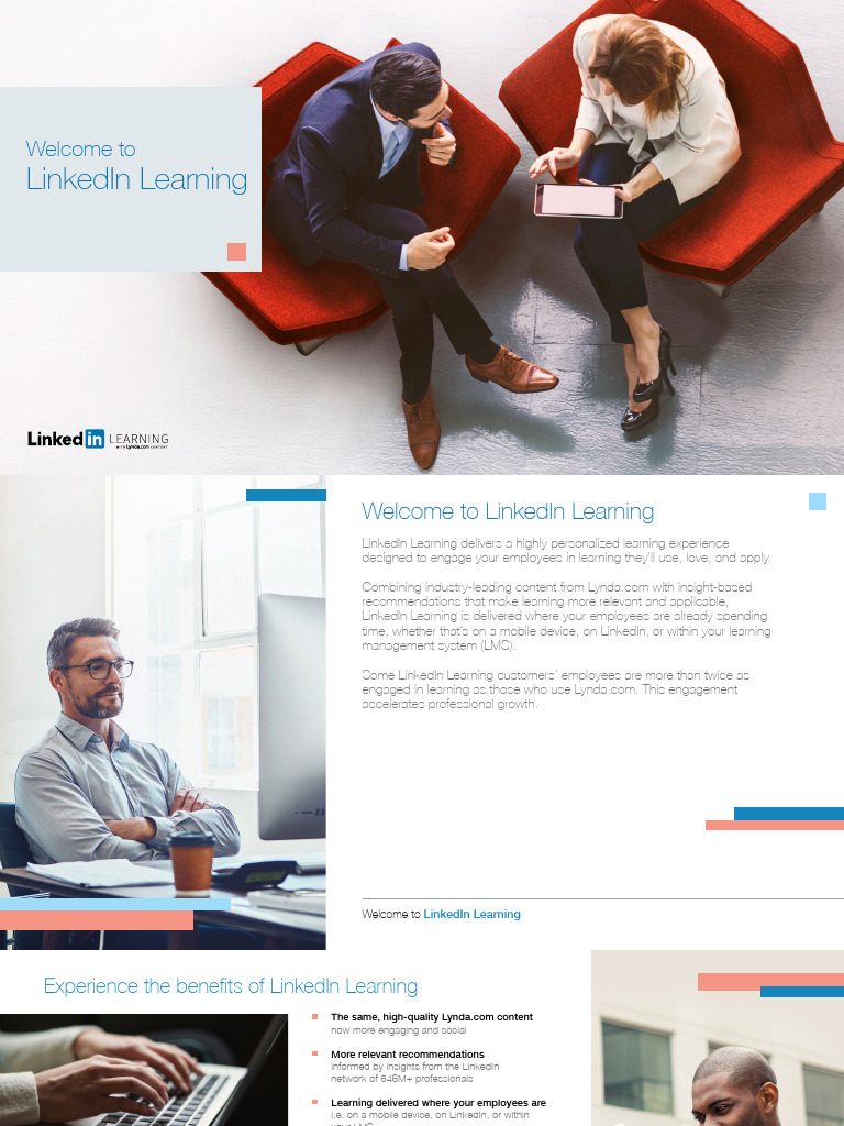 Linkedin Learning Product Overview Pdf Linked In Software
