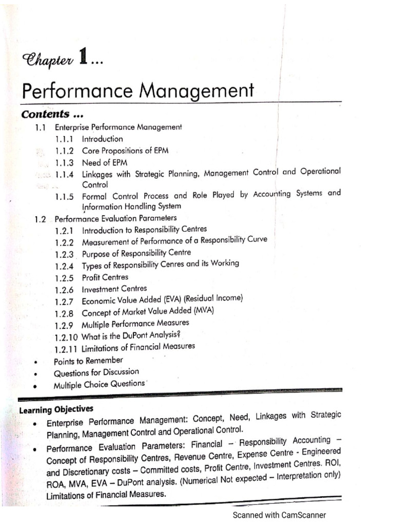 EPM Sem 4 Unit 1 | PDF