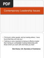 Contemporary Leadership Issues Final