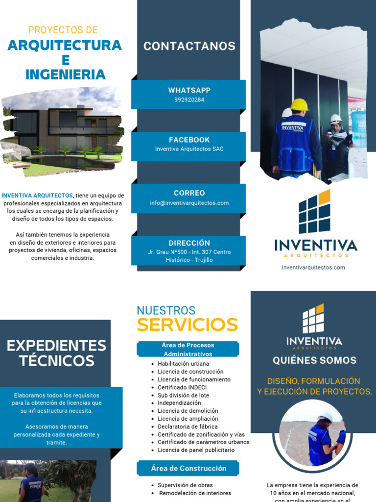 Servicios de Arquitectura y Licencias | PDF | Diseño | Arquitecto