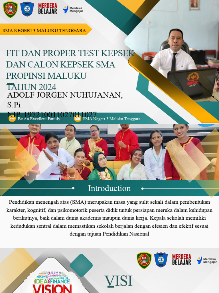 Contoh Fit and Proper Test Kepsek 2024 | PDF