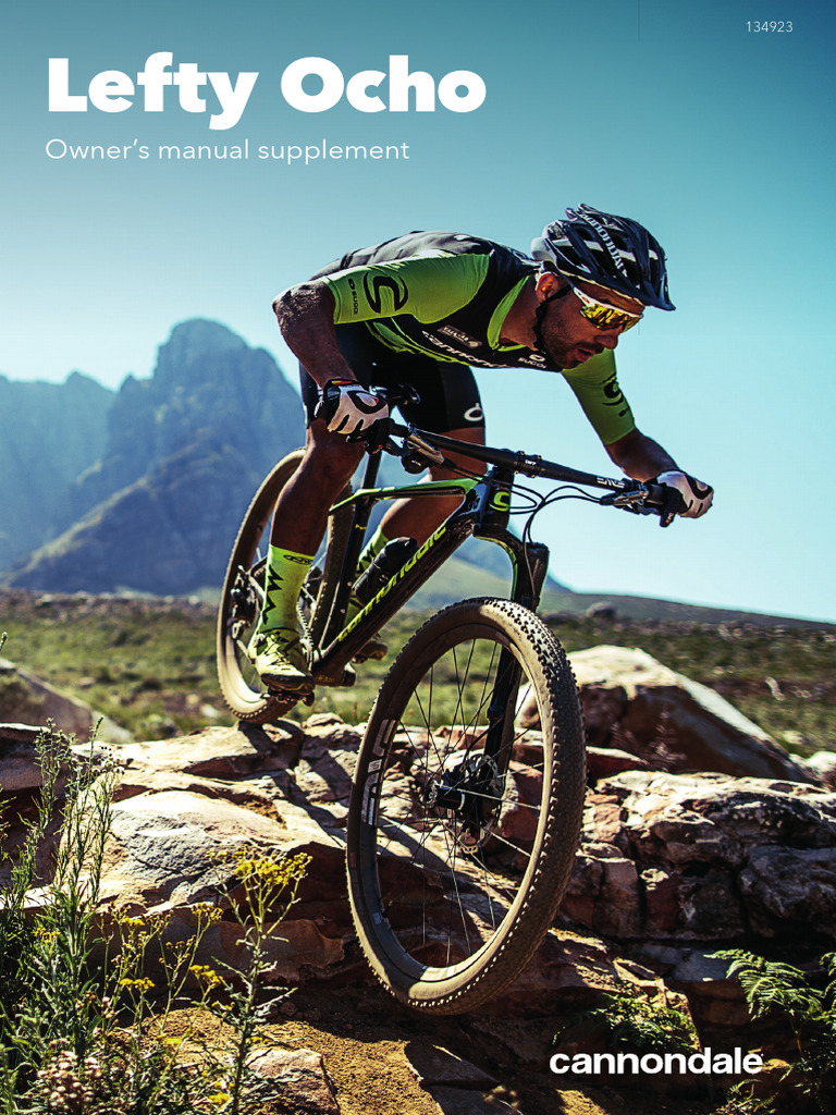 Lefty Ocho Owner's Manual Supplement | PDF | Axle | Screw