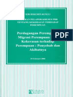 Seri Dokumen Kunci 3. Laporan Pelapor Khusus PBB Tentang Kekerasan Terhadap Perempuan,Perdagangan Perempuan,Migrasi Perempuan