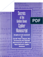 Poke Runyon - Secrets of The Golden Dawn Cypher Manuscript