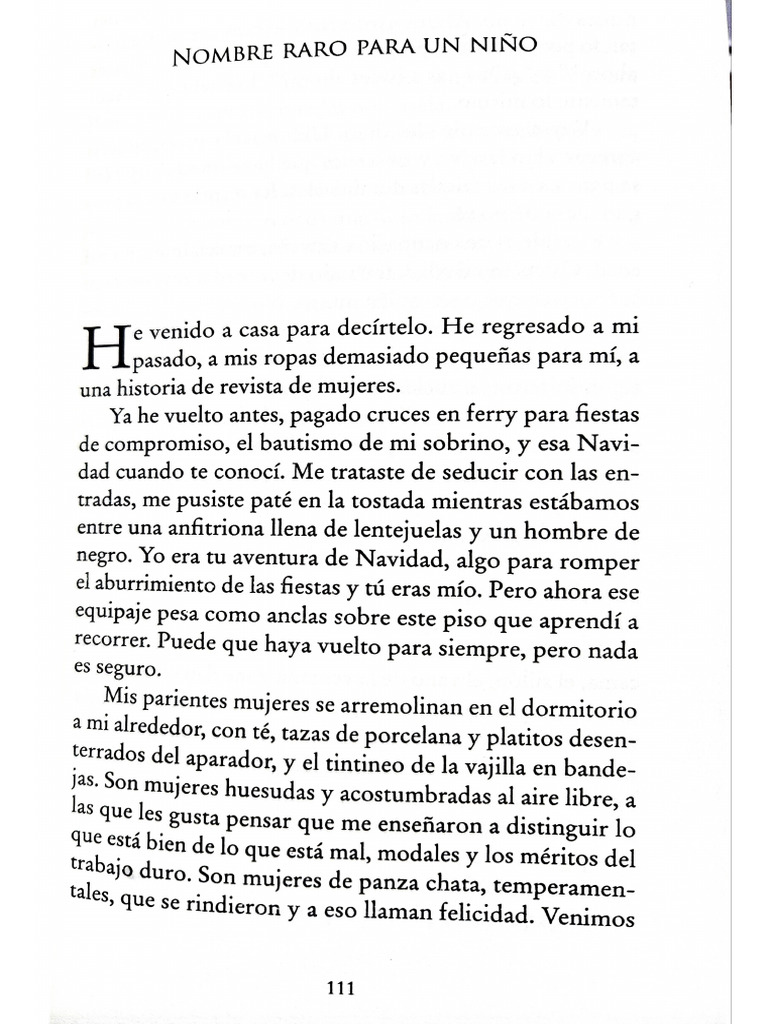 Nombre Raro para Un Niño. Claire Keegan | PDF
