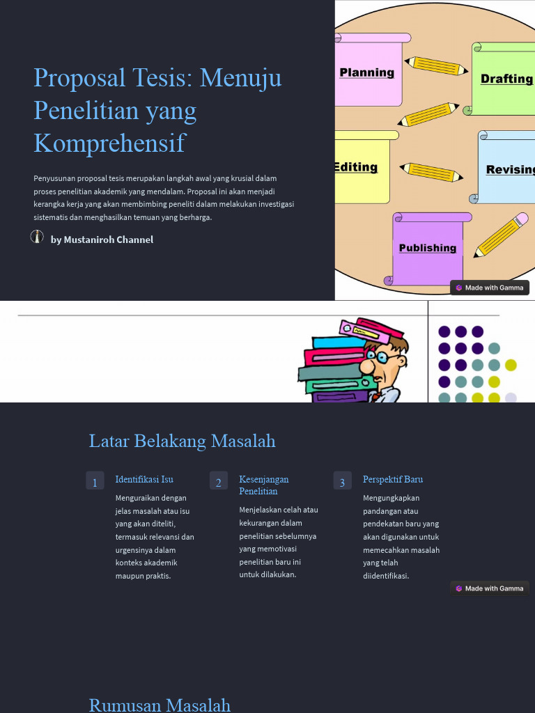 Panduan Penyusunan Proposal Tesis | PDF | Karier & Perkembangan