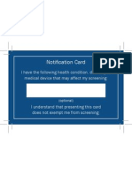 Disability Notification Cards