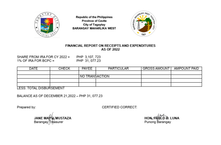 Finacial Report | PDF