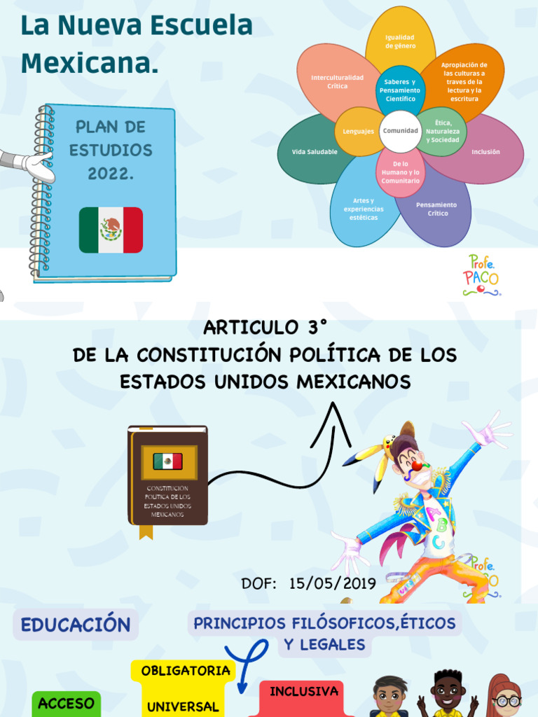 Bases de La Nueva Escuela Mexicana | PDF | Educación de la primera ...