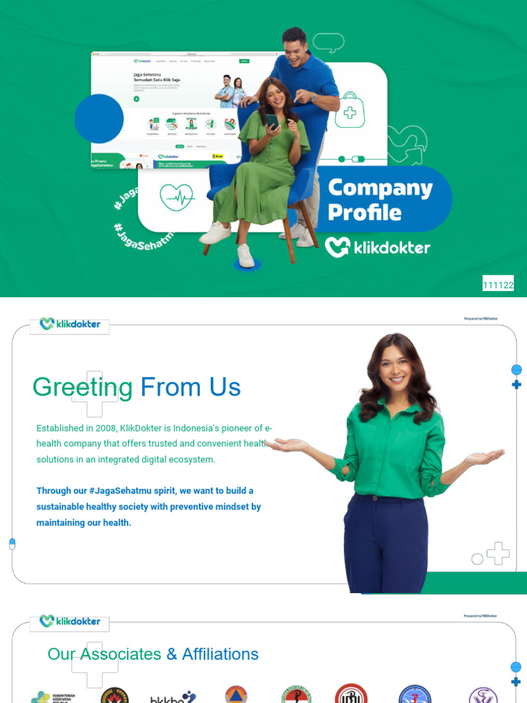 Company Profile Program KlikDokter 2023 Download Free PDF Social