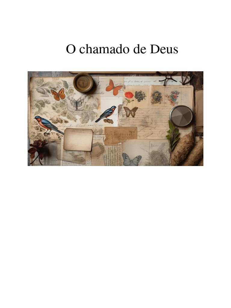 Resumo O Chamado de Deus | Download grátis PDF | Presente espiritual