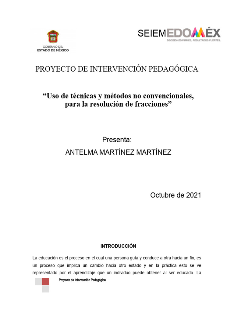 2021-2022 PROYECTO DE INTERVENCIÓN FINAL ANTELMA | Descargar gratis PDF ...