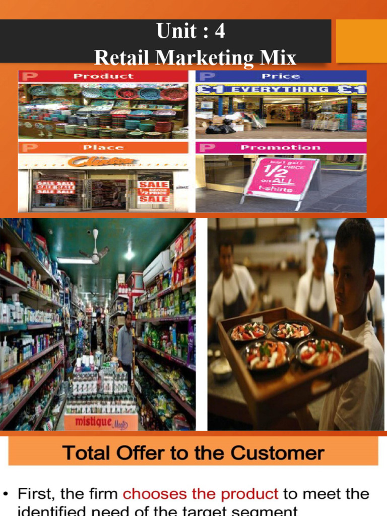 Retail Marketing Mix And Scm Strategies Pdf Supply Chain Pricing