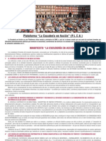 Manifiesto Plataforma La Escuderiaen Accion