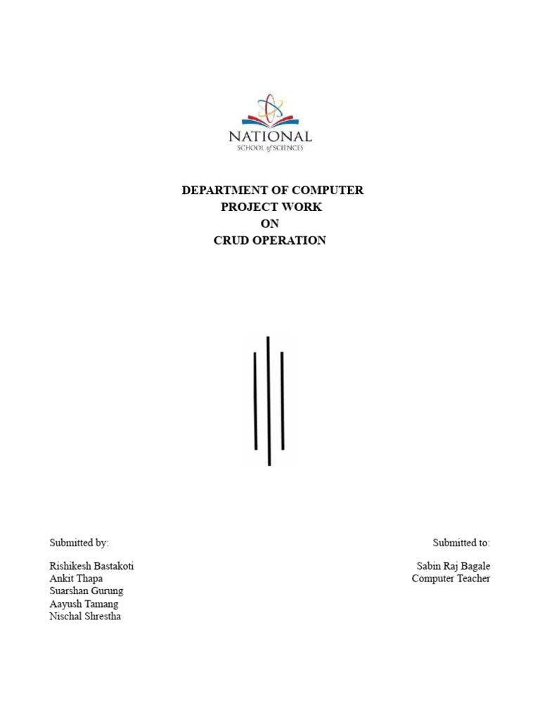 CRUD Operations Project Overview | PDF | Databases | Software Engineering
