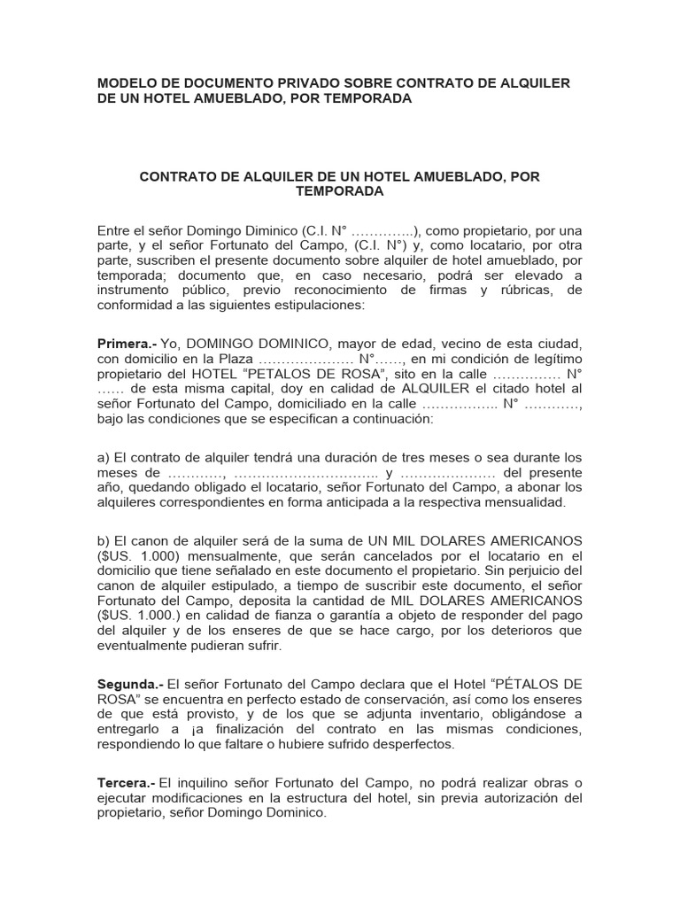 Minuta De Compra Venta Pdf