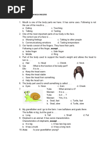 Latihan Soal Asat Bahasa Inggris Kelas 5