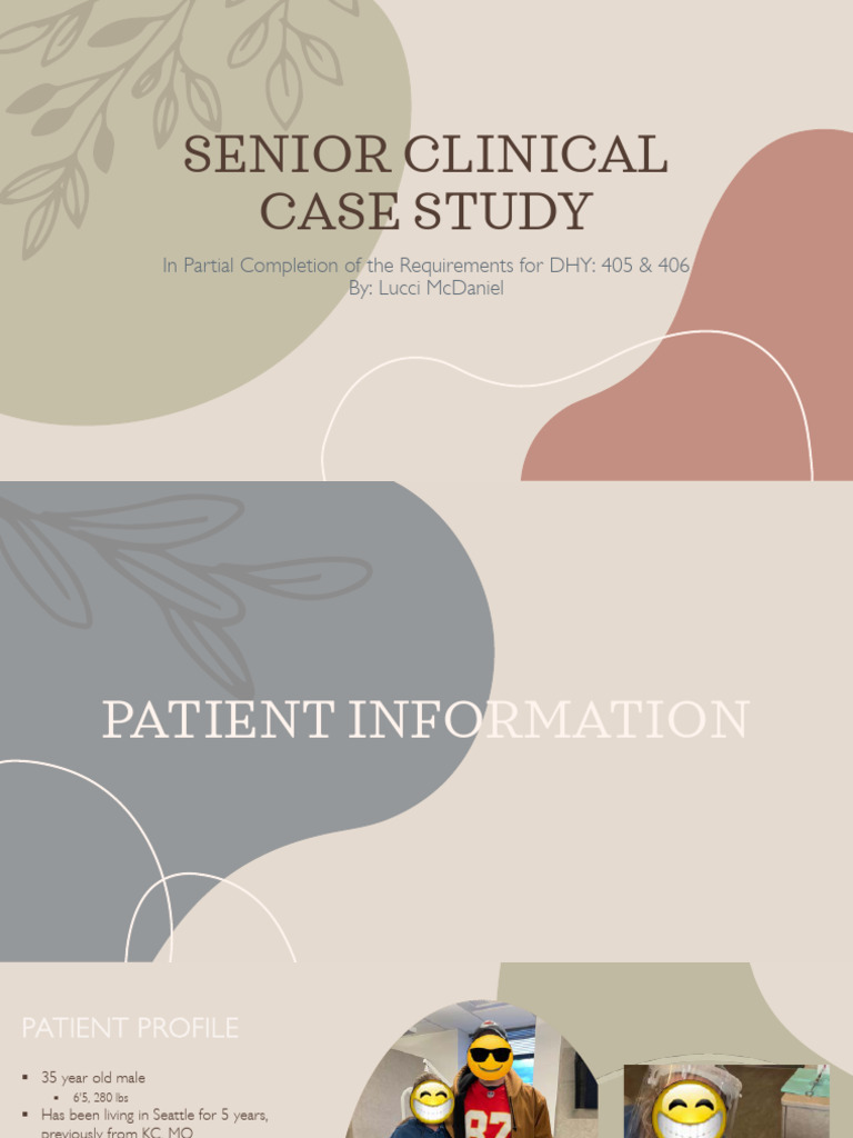 Senior Clinical Case Study: Dental Assessment | PDF | Periodontology ...
