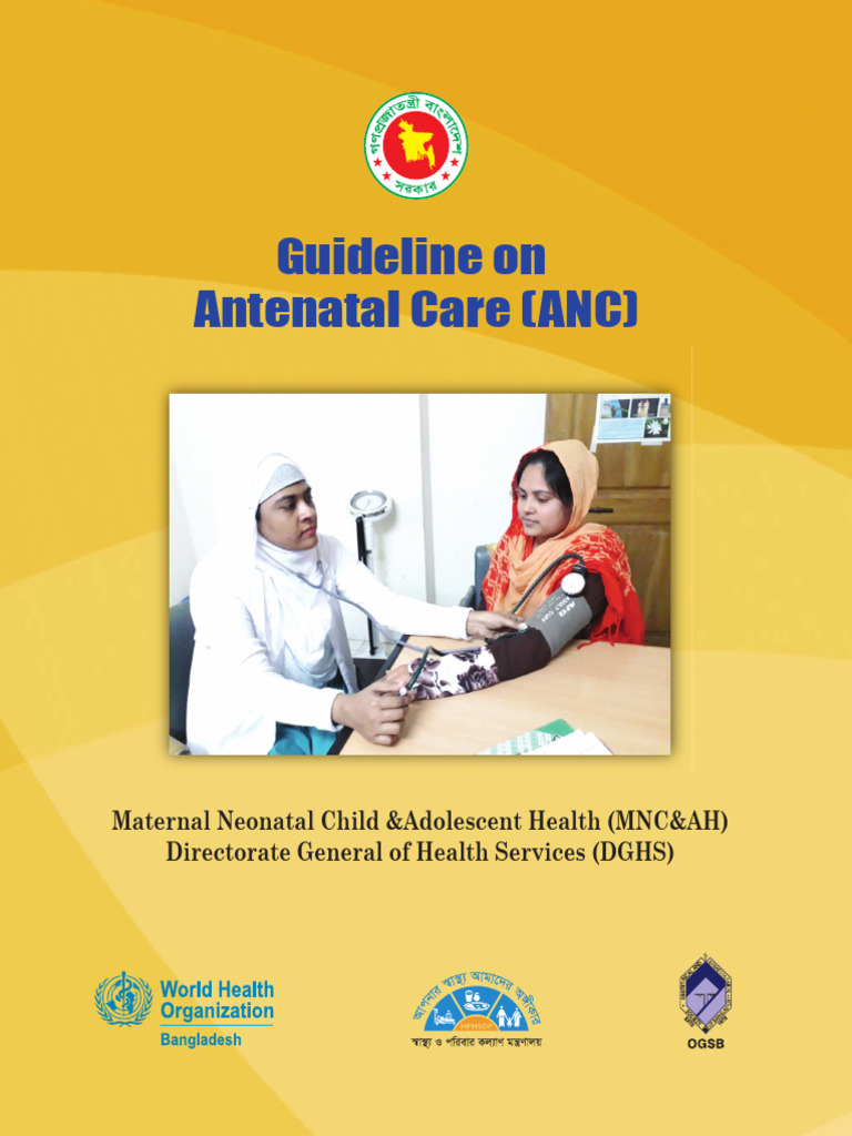 Antenatal Care Guidelines for Bangladesh | PDF | Pregnancy | Maternal Death